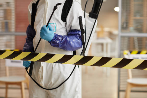 Professional Biohazard Cleanup technician working in Ellsworth, WI